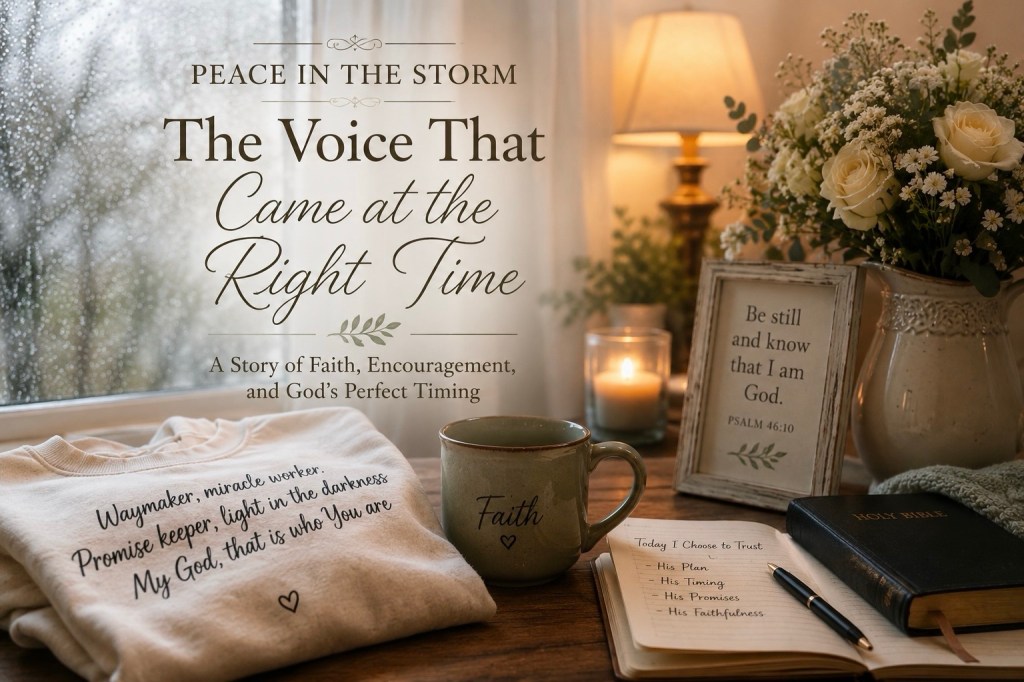 Peace in the Storm: The Voice That Came at the Right&nbsp;Time